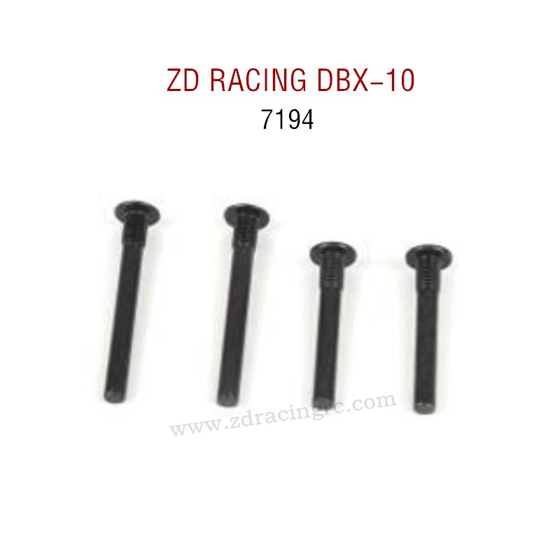 ZD RACING DBX-10 RC Car Original Parts Front Rear Lower Suspension Pins