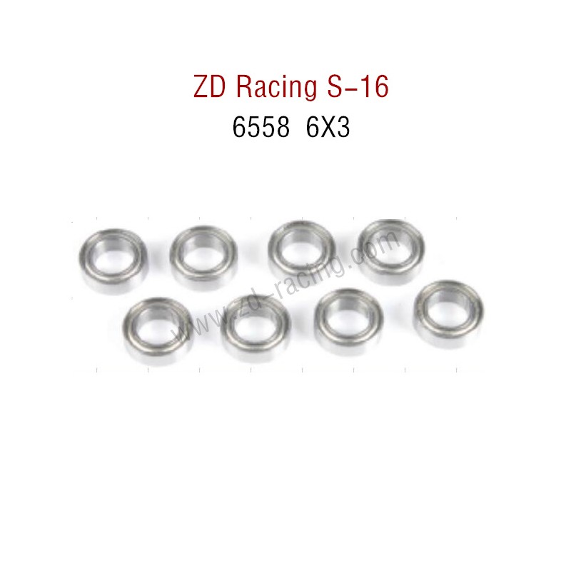 ZD Racing S16 Original parts Bearing 6X3 6558