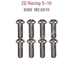 ZD Racing S16 Original parts 6560 Pan Self tapping Screw Set M2.6X10