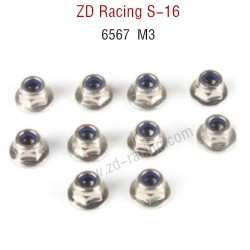 ZD Racing S16 Original parts 6567 M3 locket set