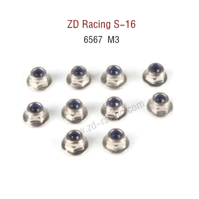 ZD Racing S16 Original parts 6567 M3 locket set