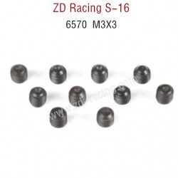 ZD Racing S16 Original parts 6570 M3X3 Scret Screw Set