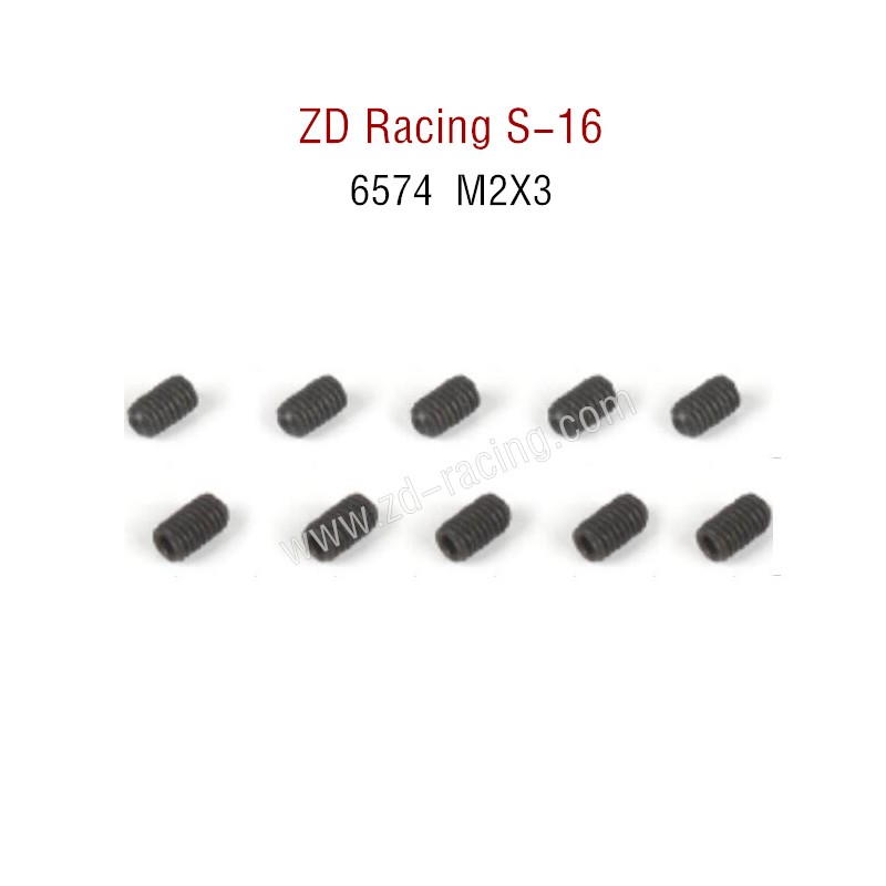 ZD Racing S16 Original parts 6574 M2X3 Screw Set