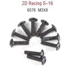 ZD Racing S16 Original parts 6576 M2X8 Pan Selt tapping Screw Set