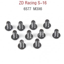 ZD Racing S16 Original parts 6577 M3X6 Button Head Screw