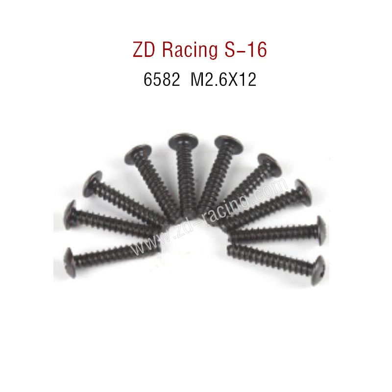 ZD Racing S16 Original parts 6582 M2.6X14 Screw Set