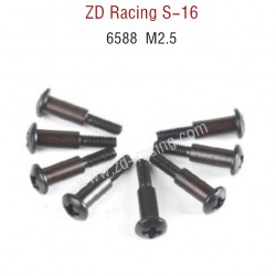 ZD Racing S16 Original parts 6588 M2.5 Pan head cross screw steps 8.0