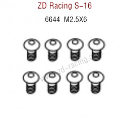 ZD Racing S16 Original parts 6644 M2.5×6 Button Head Screw