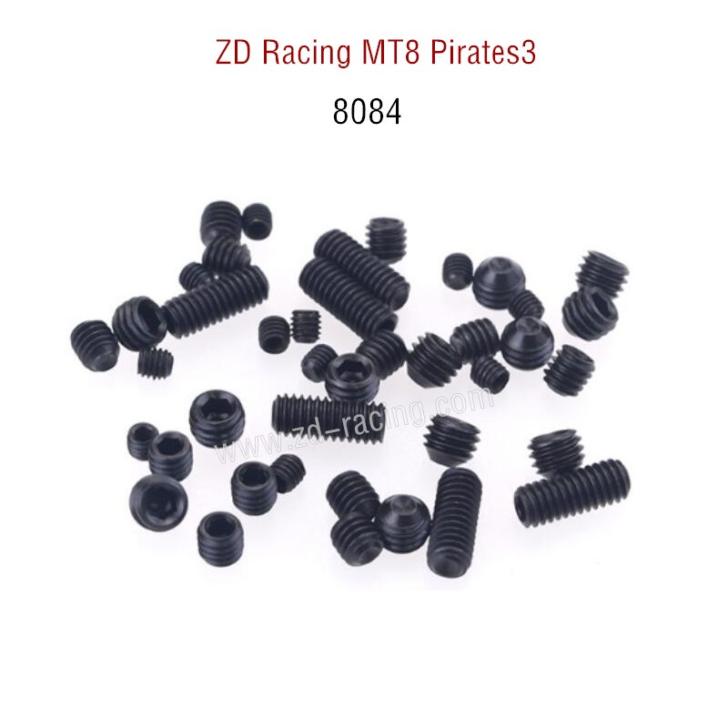 Original Of ZD Racing MT8 Pirates3 RC Car Parts Set Screw 8084