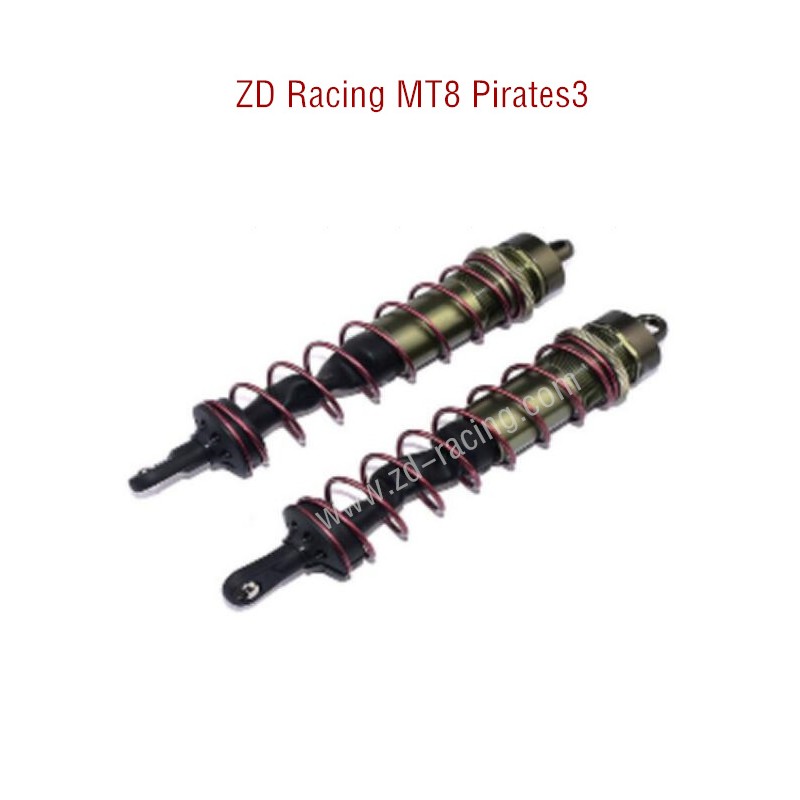 Original Of ZD Racing MT8 Pirates3 RC Car Parts Front Shock Absorbers 8001