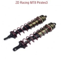 Original Of ZD Racing MT8 Pirates3 RC Car Parts Rear Shock Absorbers 8002