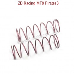 Original Of ZD Racing MT8 Pirates3 RC Car Parts Front Shock Spring 8003