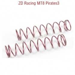 Original Of ZD Racing MT8 Pirates3 RC Car Parts Rear Shock Spring 8004