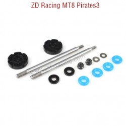 Original Of ZD Racing MT8 Pirates3 RC Car Parts Rear shock shaft set 8005