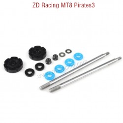 Original Of ZD Racing MT8 Pirates3 RC Car Parts Front shock shaft set 8006