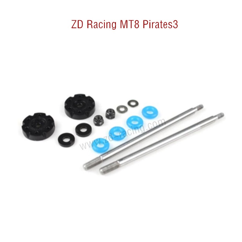 Original Of ZD Racing MT8 Pirates3 RC Car Parts Front shock shaft set 8006