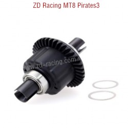 Original Of ZD Racing MT8 Pirates3 RC Car Parts Differential Gear CNC 8008