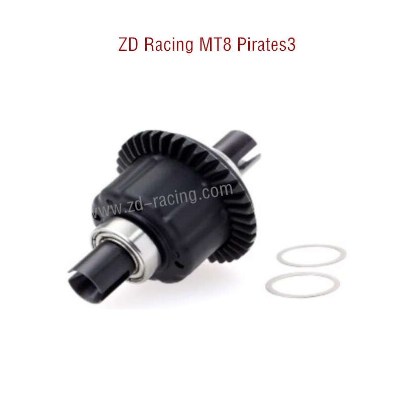 Original Of ZD Racing MT8 Pirates3 RC Car Parts Differential Gear CNC 8008