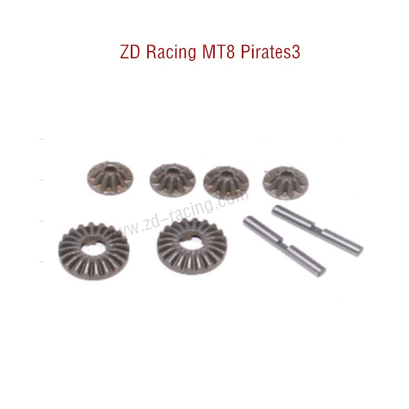 Original Of ZD Racing MT8 Pirates3 RC Car Parts Differential Gears 8013