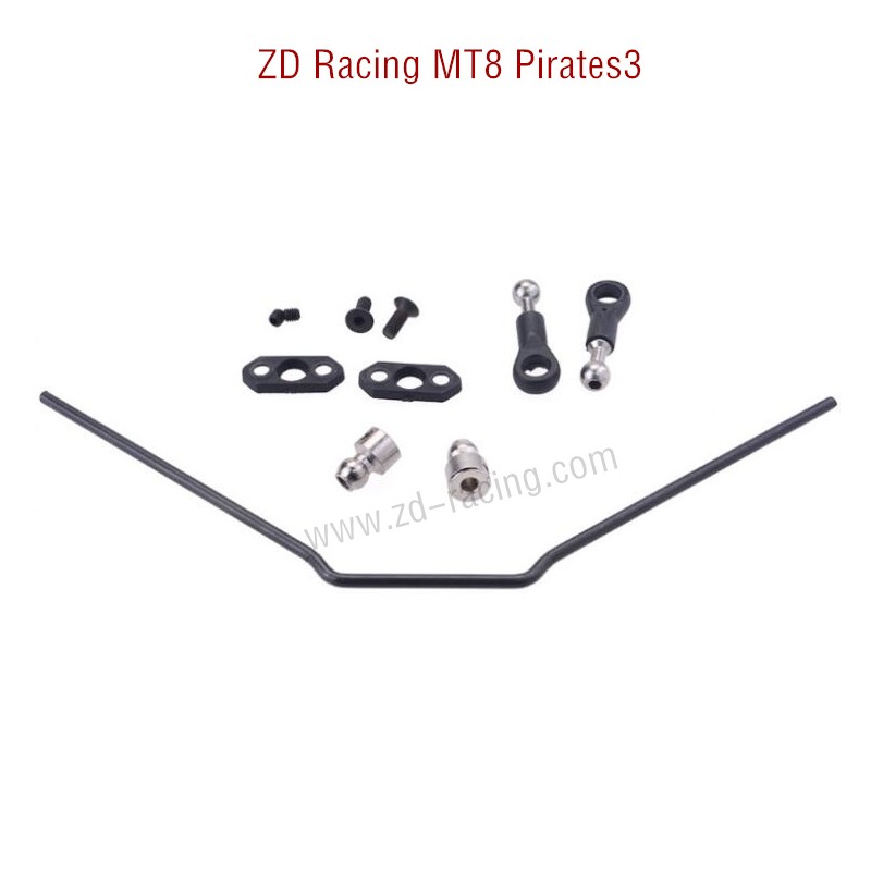 Original Of ZD Racing MT8 Pirates3 RC Car Parts Front anti roll bars 8044