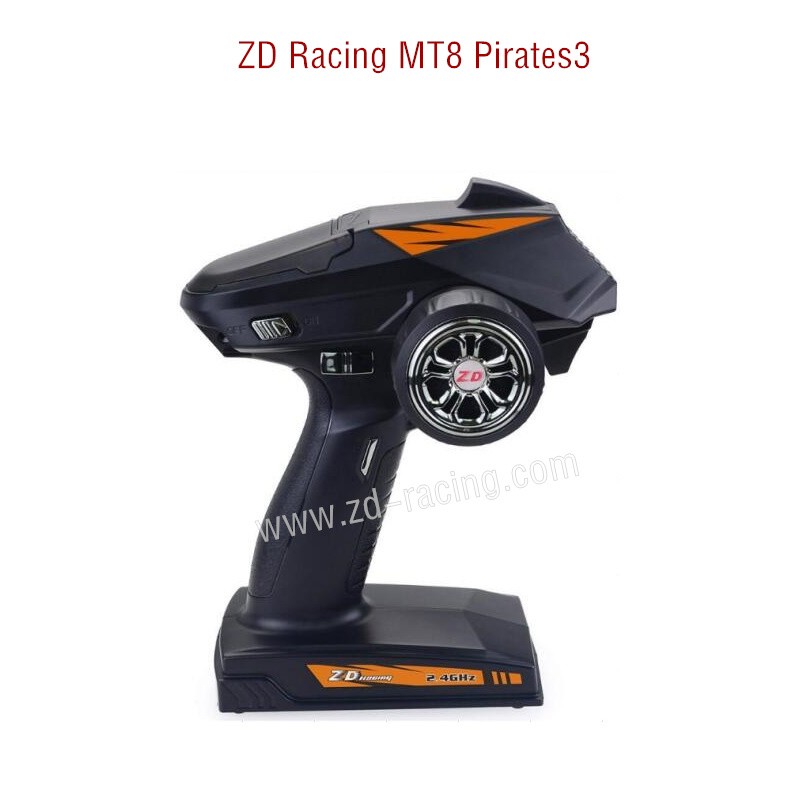 ZD Racing MT8 Pirates3 RC Car Original Parts 2.4Ghz 4 Channel Radio with Receiver 8277