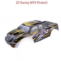 ZD Racing MT8 Pirates3 RC Car Original Parts body for Monster truck 8469