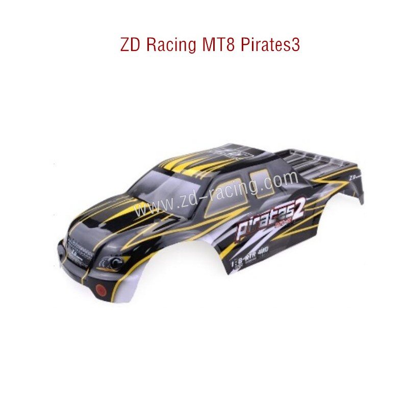 ZD Racing MT8 Pirates3 RC Car Original Parts body for Monster truck 8469