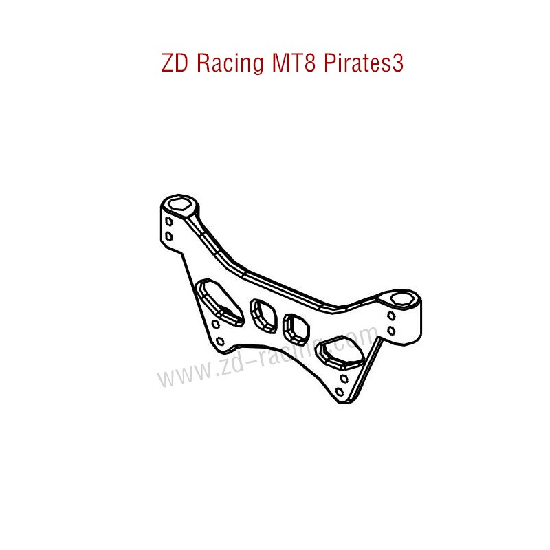 ZD Racing MT8 Pirates3 RC Car Original Parts Front Body Stents 8478