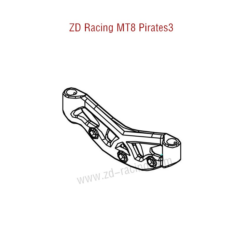 ZD Racing MT8 Pirates3 RC Car Original Parts Rear Body Stents 8479