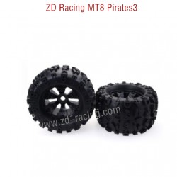 ZD Racing MT8 Pirates3 RC Car Original Parts Wheels Tires 8483