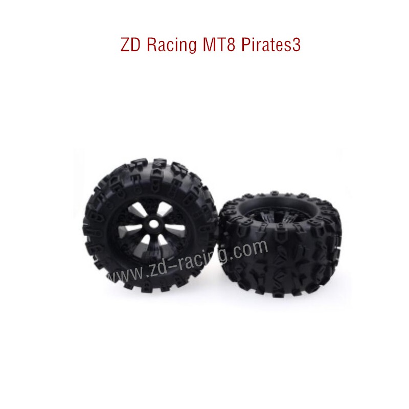 ZD Racing MT8 Pirates3 RC Car Original Parts Wheels Tires 8483