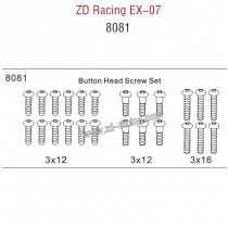 ZD Racing EX07 Parts Button Head Screw Set 8081