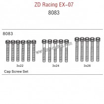 ZD Racing EX07 Parts Cap Screw Set 8083