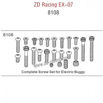 ZD Racing EX07 Parts Complete Screw Set for Electric Buggy 8108