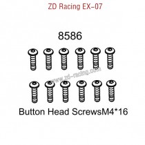 ZD Racing EX07 Parts Button Head Screws M4X16 8586