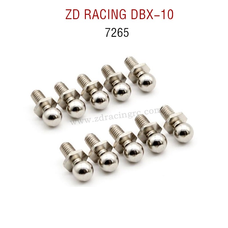 ZD RACING DBX-10 RC Car Original Parts 7265 Steering Ball Head