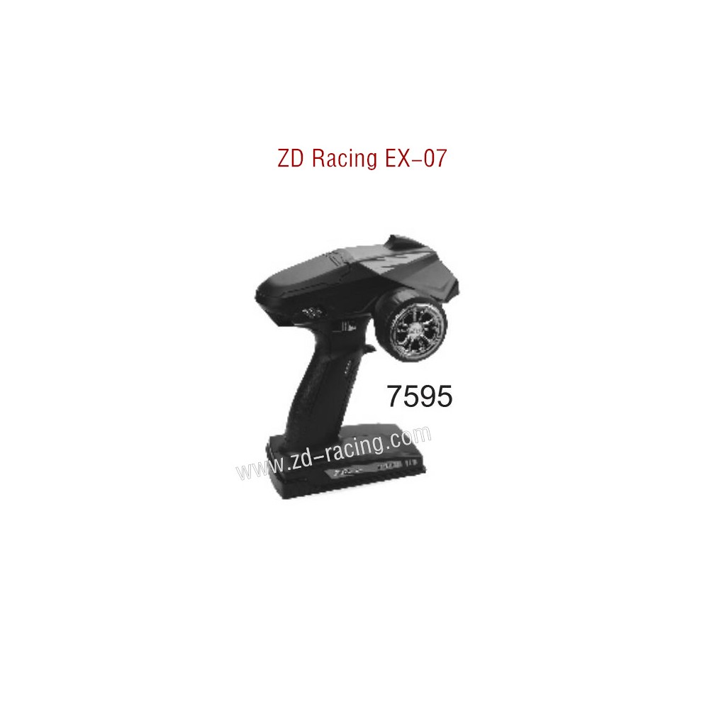 ZD Racing EX07 Parts 2.4G Radio set 7595