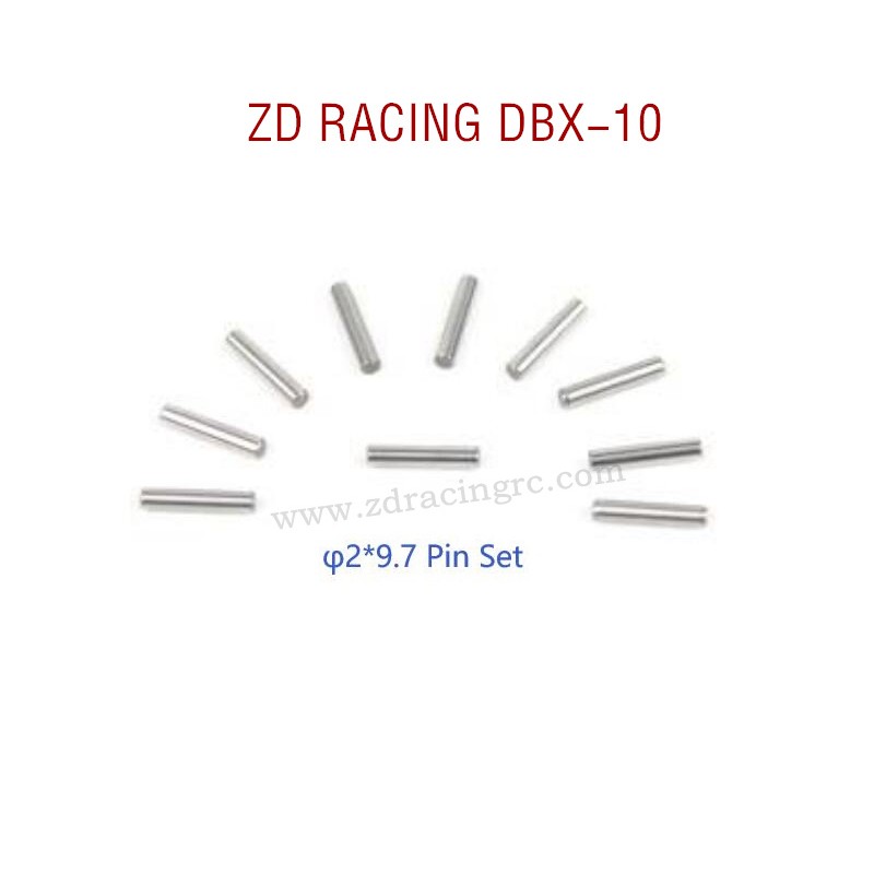 ZD RACING DBX-10 RC Car Original Parts 7266 φ2X.7 Pin Set