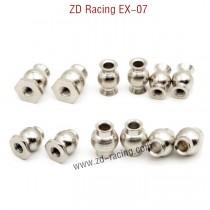 ZD Racing EX07 Parts All Ball Heads 8024