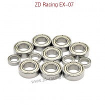 ZD Racing EX07 Parts Complete Bearing set For Electric Buggy 8109