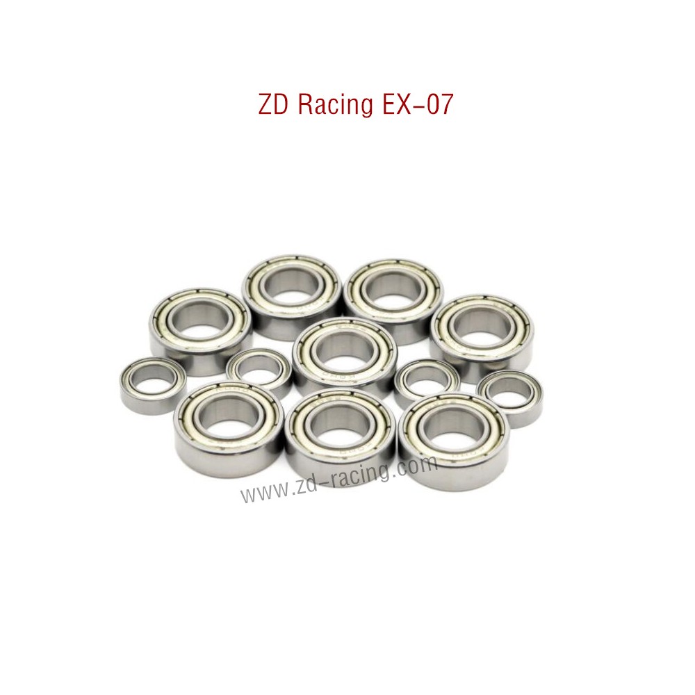 ZD Racing EX07 Parts Complete Bearing set For Electric Buggy 8109