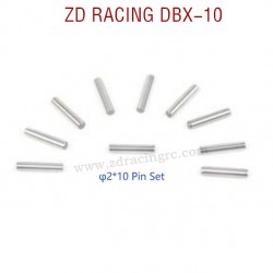 ZD RACING DBX-10 RC Car Original Parts 7267 φ2X10 Pin Set