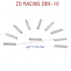 ZD RACING DBX-10 RC Car Original Parts 7268 φ2X11 Pin Set