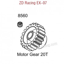 ZD Racing EX07 Parts Motor Gear 20T 8560