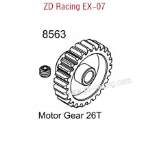 ZD Racing EX07 Parts Motor Gear 26T 8563