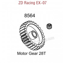 ZD Racing EX07 Parts Motor Gear 28T 8564