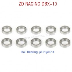 ZD RACING DBX-10 RC Car Original Parts 7271 Ball Bearing φ15Xφ10X4