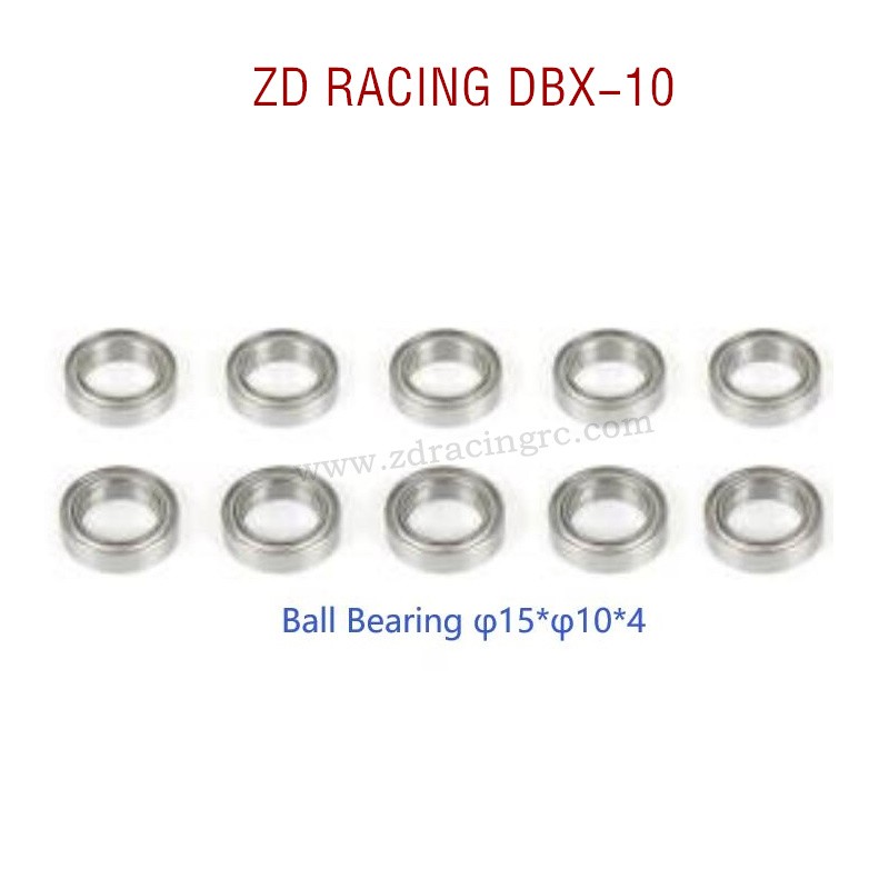 ZD RACING DBX-10 RC Car Original Parts 7271 Ball Bearing φ15Xφ10X4