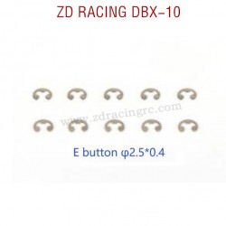 ZD RACING DBX-10 RC Car Original Parts 7272 E button φ2.5x0.4