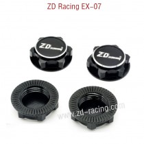 ZD Racing EX07 Parts Wheel Nut CNC 8556 black